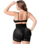 Fajas Salome 07L5 | Butt Lifting Shapewear Shorts with Elastic Waistband and Front Hooks - Image 2