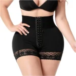 Fajas Salome 07L5 | Butt Lifting Shapewear Shorts with Elastic Waistband and Front Hooks - Image 3