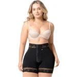 Fajas Salome 09L5 | High-Waisted Shaper Shorts with Front Hooks