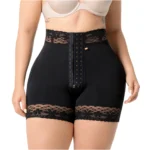 Fajas Salome 09L5 | High-Waisted Shaper Shorts with Front Hooks - Image 3