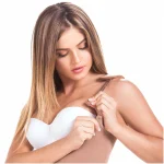 MARIAE FPF5530 Faja Colombiana Postpartum & Daily Use Shapewear Bodysuit front Zipper Open Bust Mid Thigh | 9831 | 9235 - Image 17