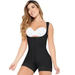 MARIAE FPF5530 Faja Colombiana Postpartum & Daily Use Shapewear Bodysuit front Zipper Open Bust Mid Thigh | 9831 | 9235 - Image 12