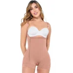 MARIAE FPL3330 Stage 2 Faja Colombiana Post Surgery Postpartum Shapewear Bodysuit Short Length with Side Zipper & Open Bust | 9633 | FQ113