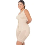 MARIAE RXC633V Fajas Colombianas Tummy Control Shapewear Bodysuit Mid Thigh Body Shaper with Built-in Bra | RA001 - Image 2
