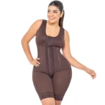 MARIAE RXC633V Fajas Colombianas Tummy Control Shapewear Bodysuit Mid Thigh Body Shaper with Built-in Bra | RA001 - Image 3