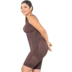 MARIAE RXC633V Fajas Colombianas Tummy Control Shapewear Bodysuit Mid Thigh Body Shaper with Built-in Bra | RA001 - Image 4