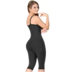 Fajas Salome 0213 | Post Surgery Butt Lifter Full Bodysuit | Open Bust Knee Length Body Shaper for Women | Powernet - Image 4