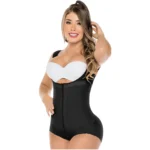 Fajas Salome 411 | Open Bust Panty Post Op Faja Shapewear for Women with Wide Straps and Front Zipper | Powernet - Image 7