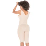Fajas Salome 0517 | Post Surgery Stage 1 Butt Lifter Full Bodysuit | Open Bust Knee Length Body Shaper for Women | Powernet - Image 2