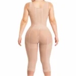 Fajas Salome 0520 | Open Bust Post Surgery Full Body Shaper for Women | Butt Lifter Knee Length Bodysuit | Powernet - Image 3