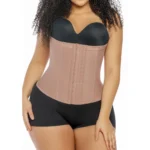 Salome 315-1-CCB | Waist Trainer Fajas Colombianas with Hooks | Powernet