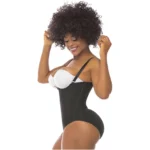Fajas Salome 0418 | Strapless Butt Lifter Panty Bodysuit | Open-Bust Tummy Control Shapewear for Women | Powernet - Image 3
