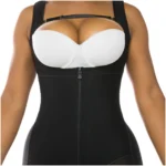 Fajas Salome 0517 | Post Surgery Stage 1 Butt Lifter Full Bodysuit | Open Bust Knee Length Body Shaper for Women | Powernet - Image 7