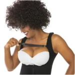 Fajas Salome 0517 | Post Surgery Stage 1 Butt Lifter Full Bodysuit | Open Bust Knee Length Body Shaper for Women | Powernet - Image 8