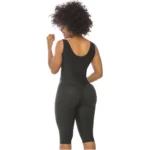 Fajas Salome 0518 | Stage 1 Post Surgery Bodysuit | Knee Length Full Body Shaper for Women | Powernet - Image 5