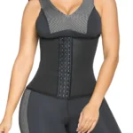 Fajas Salome 852 | Latex Sports Waist Cincher | High Compression Workout Trainer with Adjustable Hooks
