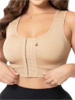 Fajas Salome 02L4 | Stage 1 Post-Surgery Compression Bra | Adjustable Support for Augmentation & Reduction
