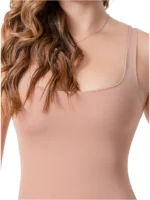 Fajas Salome 5002 Square Neck Bodysuit | Womens Bodysuit with Tummy Control - Image 4